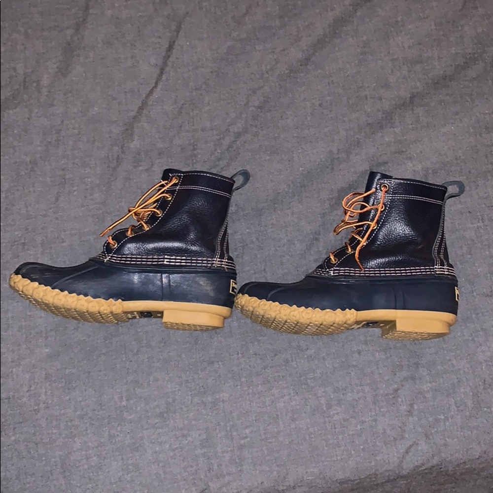 LL bean boots blue size 8